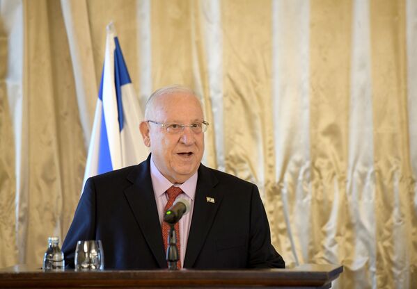 Israels afgående præsident Reuven Rivlin Israels afgående præsident Reuven Rivlin